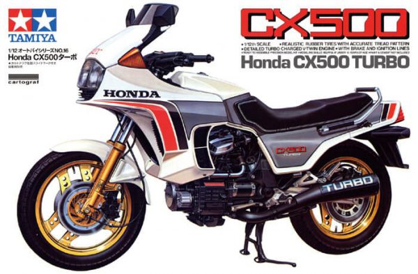 โมเดลประกอบ รถมอเตอร์ไซค์ Honda CX500 Turbo 1/12