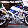 จำหน่าย โมเดลมอเตอร์ไซค์ Ajinomoto Honda NSR250 ปี 90 1/12