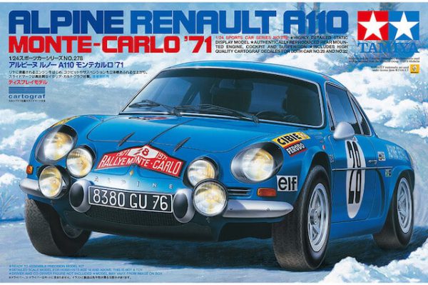 โมเดลประกอบ Renault Alpine A110 71 Monte Carlo 1/24