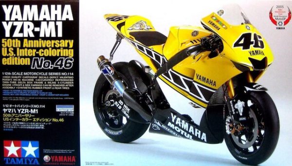 โมเดลประกอบ Yamaha YZR-M1 50th Anniversary 1/12