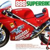 โมเดลประกอบ รถมอเตอร์ไซค์ดูคาติ Ducati 888 Superbike Racer 1/12
