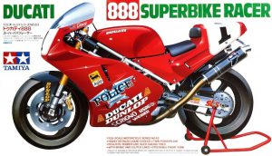 โมเดลประกอบ รถมอเตอร์ไซค์ดูคาติ Ducati 888 Superbike Racer 1/12