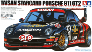 โมเดลรถพอร์ช Taisan Starcard Porsche 911 GT 1/24