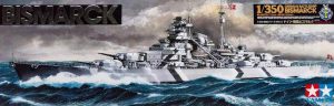 โมเดลเรือ ประจัญบานเยอรมัน Bismarck 1/350