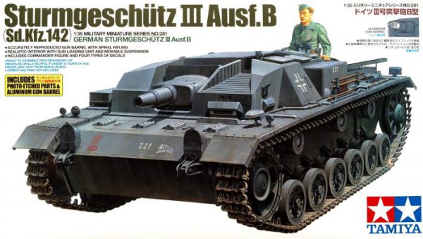 โมเดลรถถังยิงสนับสนุนสตุ๊ก Sturmgeschutz III Ausf.B 1/35