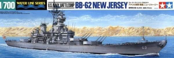 โมเดล เรือทามิย่า 31614 US Navy Battleship New Jersey BB 62