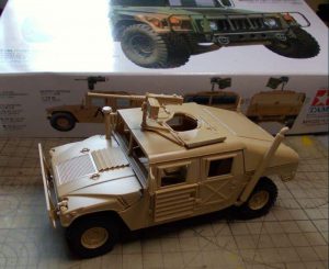 โมเดลรถฮัมวี่ ทามิย่า M1025 Humvee Weapon Carrier 1/35