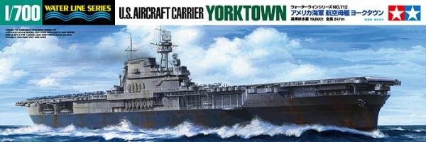 โมเดลเรือบรรทุกเครื่องบินทามิย่า US Aircraft Carrier Yorktown CV-5 1 : 700