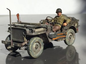 โมเดลรถจี๊บอเมริกัน U.S. Jeep Willys MB 1/35