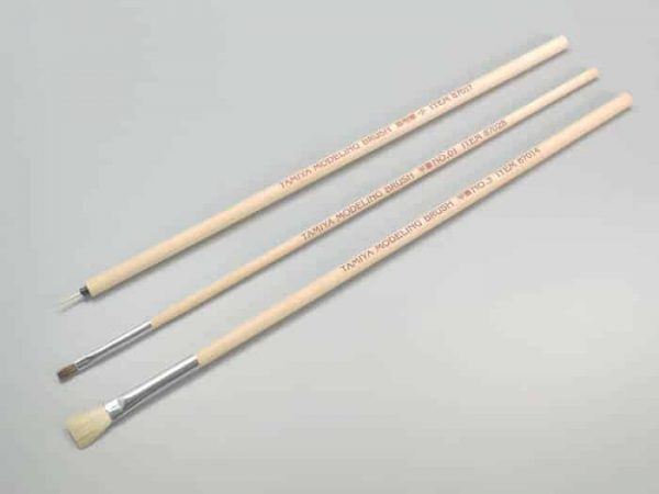 พู่กันทามิย่า แบบชุด Tamiya Modeling Brush Basic Set