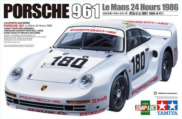 โมเดลประกอบ รถทามิย่า Porsche 961 Le Mans 24hrs 1986 1/24