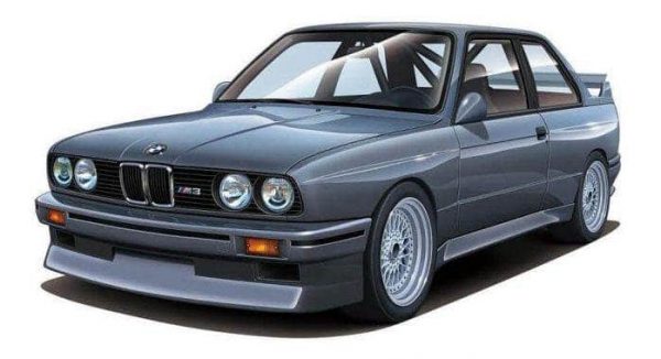 โมเดลประกอบรถยนต์ BMW M3 Type E30 1/24