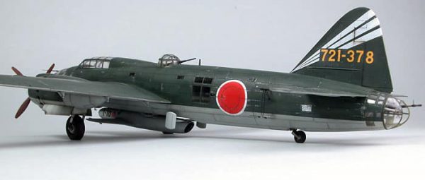 เครื่องบินฮาเซกาว่า HASEGAWA MITSUBISHI G4M2F TYPE 1 BOMBER 1/72