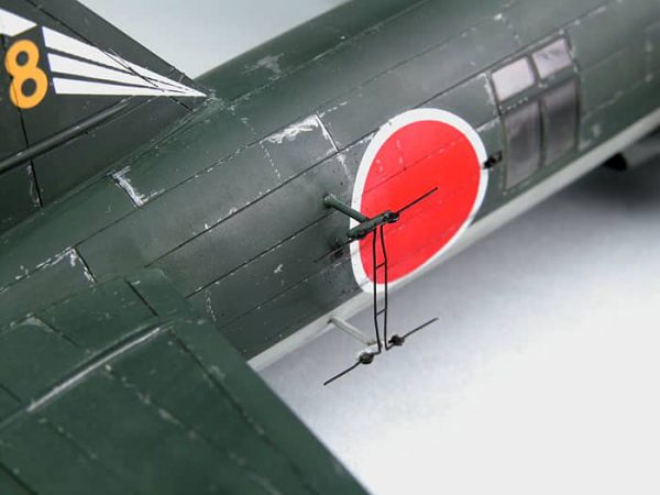 เครื่องบินฮาเซกาว่า HASEGAWA MITSUBISHI G4M2F TYPE 1 BOMBER 1/72