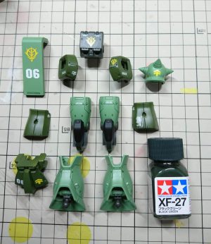 จำหน่าย สีเขียวอมดำ TAMIYA XF-27 black green