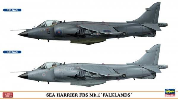 โมเดลประกอบเครื่องบิน Hasegawa Sea Harrier FRS Mk.1 1 : 72