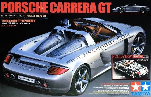 โมเดลประกอบรถยนต์ทามิย่า Full View Porsche Carrera GT 1 : 24
