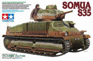 โมเดลรถถังทามิย่า French Medium Tank Somua S35 1/35