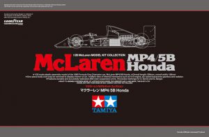 โมเดลรถแข่ง F1 Tamiya McLaren Honda MP4/5B 1/20