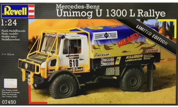 โมเดลรถบรรทุก ยูนิม็อก Revell Unimog U1300L Rallye 1/24