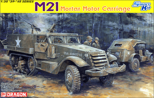 โมเดลรถทหาร Dragon DR6362 M21 Mortar Motor Carriage 1/35