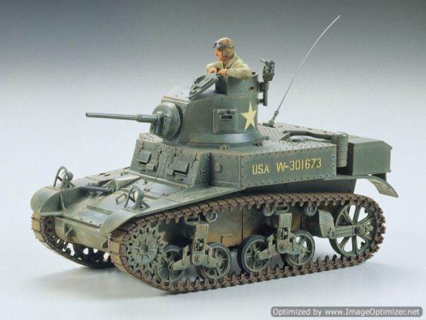 โมเดลรถถังเบา M3 Stuart Light Tank 1/35