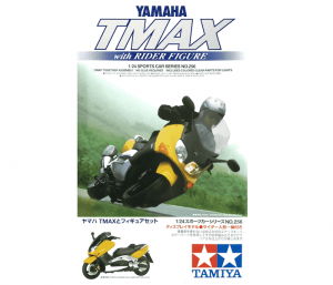 โมเดลรถมอเตอร์ไซค์ทามิย่า Yamaha T MAX with Rider 1/24