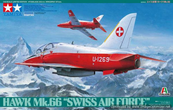 ขาย โมเดลเครื่องบินฝึกอังกฤษ 89784 Hawk Mk66 Swiss Air Force 1 : 48