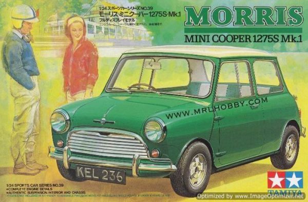 โมเดลประกอบรถยนต์ทามิย่า Morris Mini Cooper 1275S 1 : 24