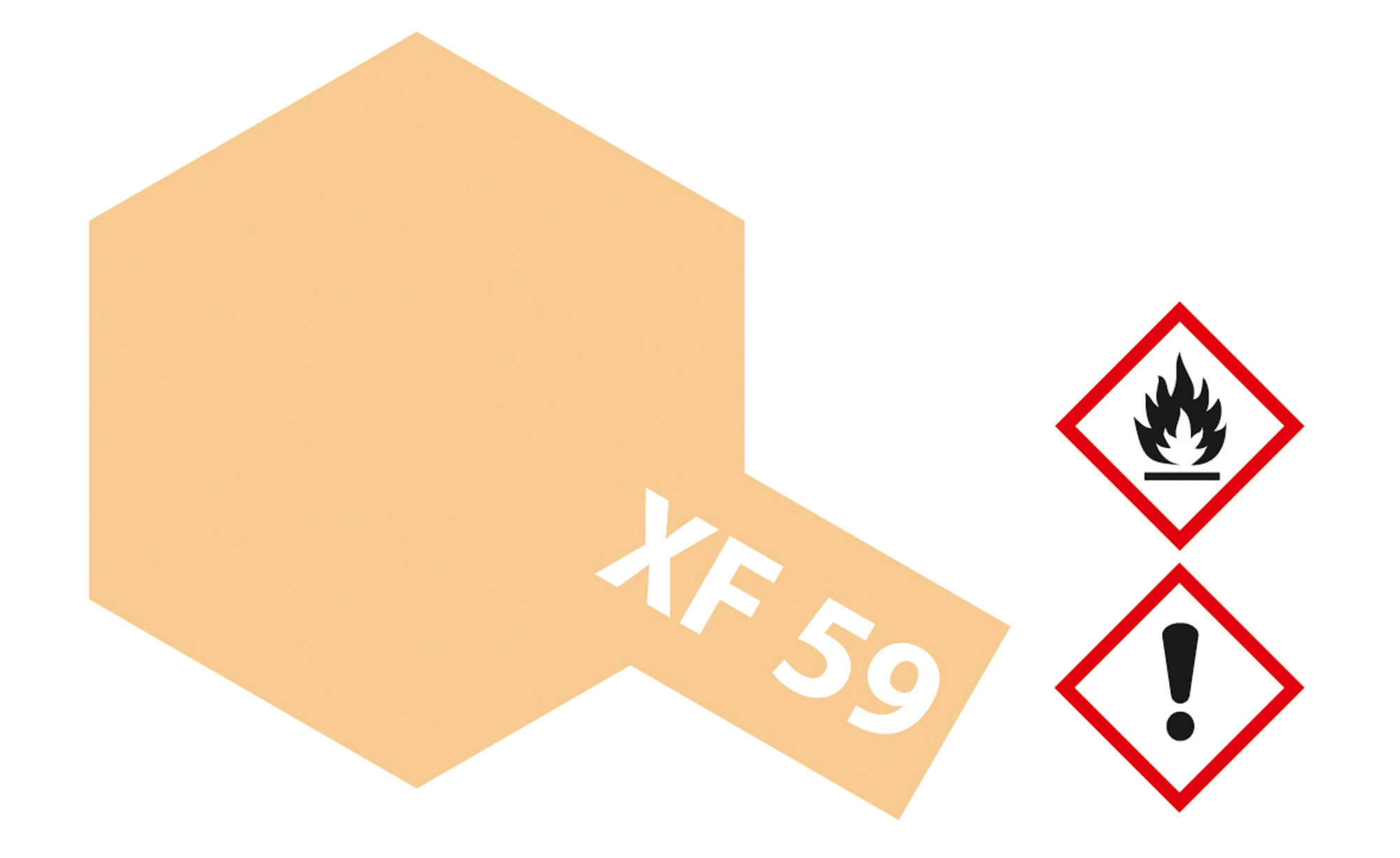สีสูตรน้ำ TAMIYA XF-59 Desert Yellow