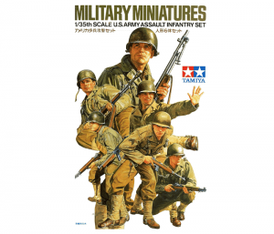 โมเดลฟิกเกอร์ทหารทามิย่า U.S. Army Assault Infantry Set 1/35