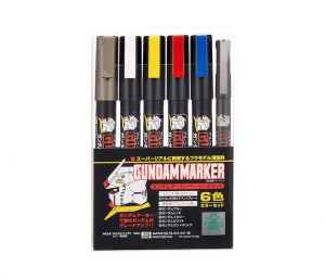 ปากกากันดั้มมาร์คเกอร์ GUNDAM MARKER basic 6 color