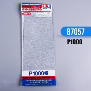 กระดาษทราย ทามิย่า Finishing Abrasives P1000 3 แผ่น