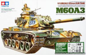 โมเดลรถถังหลัก M60A3 105mm Gun Tank 1/35