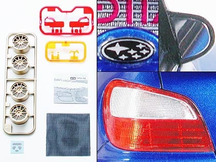 โมเดลรถซูบารุ ทามิย่า Subaru Impreza WRC2001 1/24