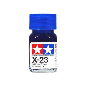 สีเคลียร์น้ำเงิน X-23 clear blue
