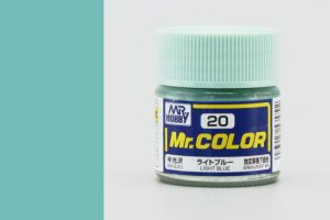 สีกันเซ่ สูตรแลกเกอร์ Mr Color C020 Light Blue