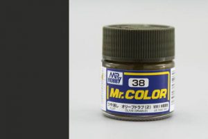สีสูตรแลกเกอร์ Mr Color C038 olive drab 2