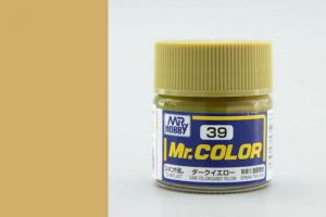 สีสูตรแลกเกอร์ Mr Color C039 dark yellow sandy yellow