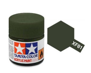 สีสูตรน้ำ TAMIYA XF-81 Dark Green