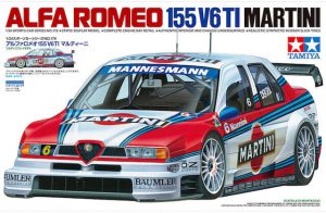โมเดลประกอบรถยนต์อัลฟ่าโรมิโอ Alfa-Romeo 155 V6 TI Martini 1/24