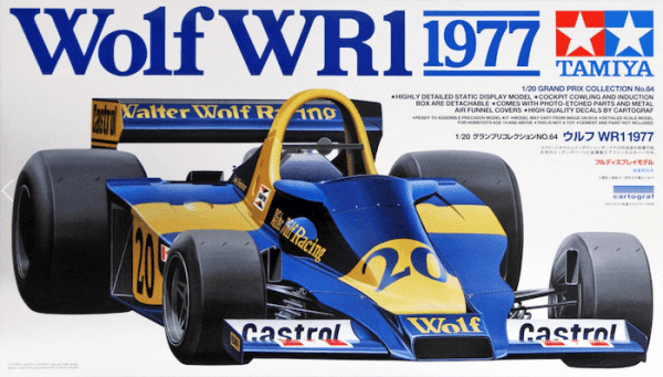โมเดลประกอบรถเอฟวัน WOLF WR1 1977 (1/20)