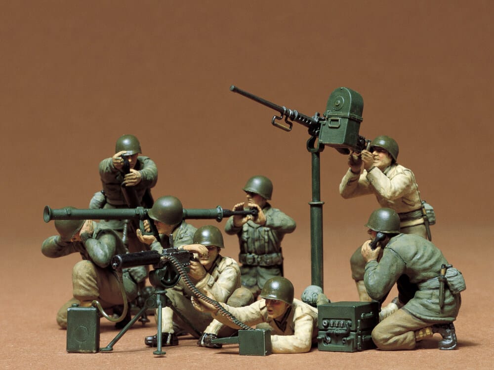 โมเดลฟิกเกอร์ทามิย่า U.S. Gun and Mortar Team Set 1/35