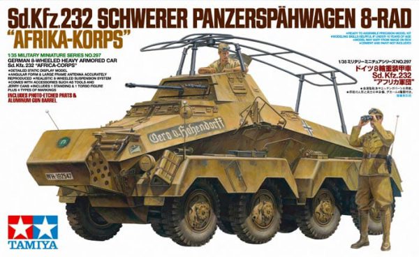รถกองพันเยอรมัน 8 ล้อ Sd.Kfz.232 "AFRICA-CORPS" 1/35