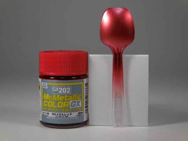 สีเมทัลลิก Mr.Metallic Color GX202 Metal Red