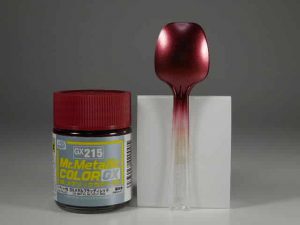 สีเมทัลลิก Mr.Metallic Color GX215 Bloody Red