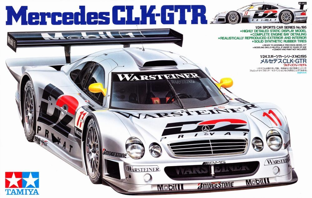 โมเดลรถยนต์ เมอร์เซเดสเบนซ์ Tamiya Mercedes CLK-GTR