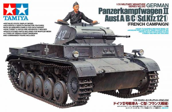 โมเดลรถถังทามิย่า Panzerkampfwagen II Ausf A B C
