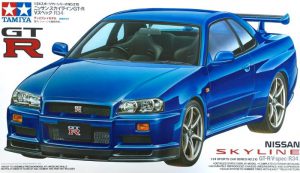 \โมเดลรถยนต์ ทามิย่า Nissan Skyline GT-R V-spec (r34) 1/24