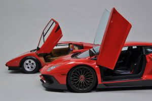 จำหน่าย Aoshima Lamborghini Aventador LP750-4 SV 1:24